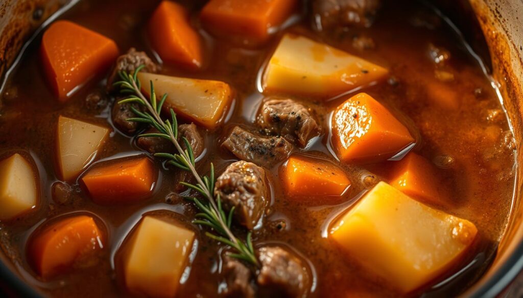 Thickening hearty beef stew with flour and alternatives