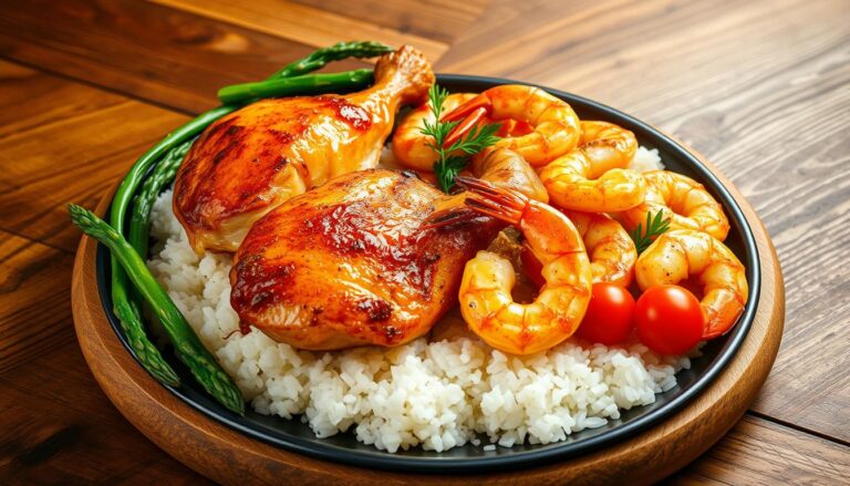 chicken and shrimp