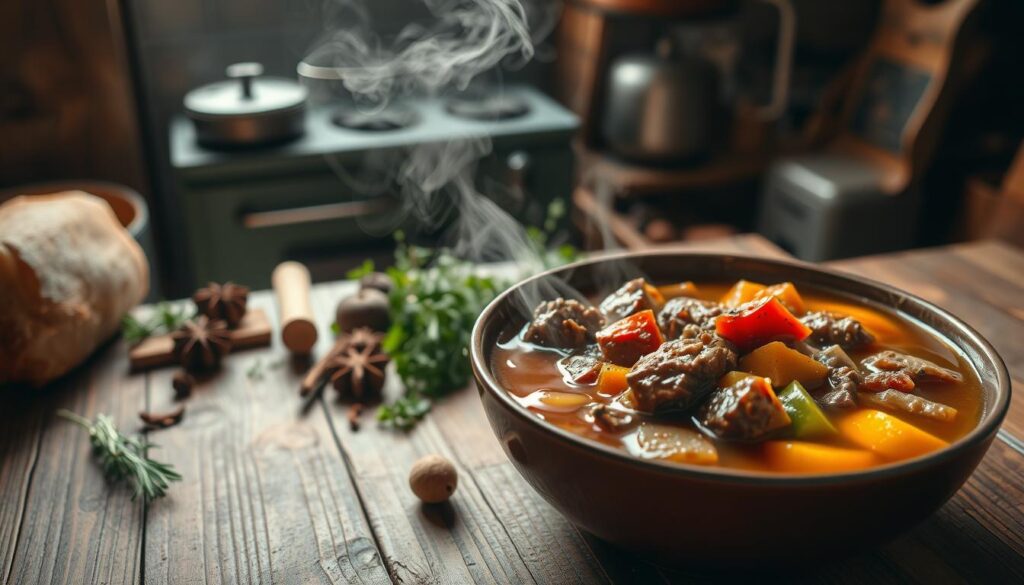 hearty beef broth stews