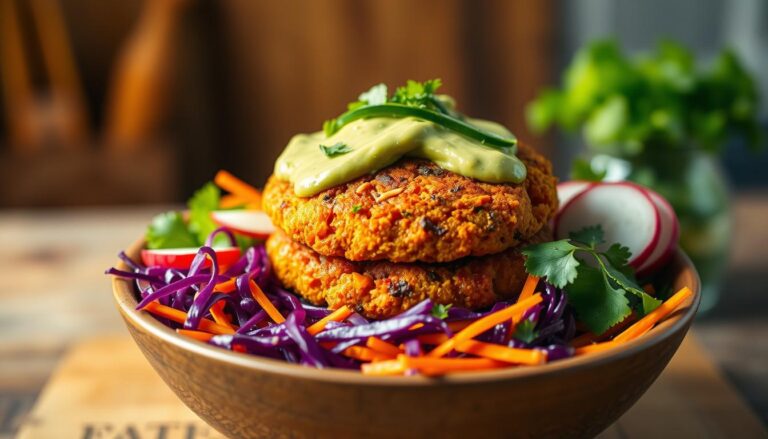 sweet potato burger bowl