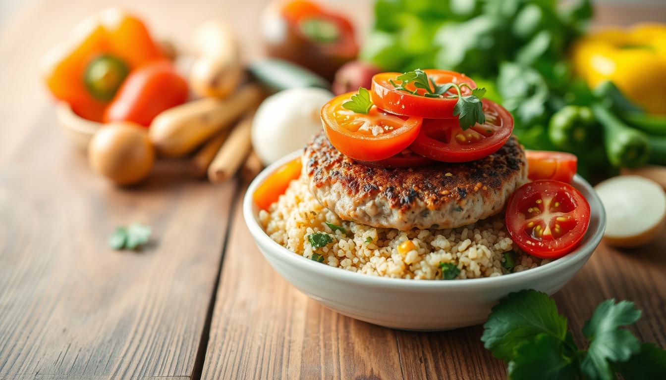 turkey burger bowl